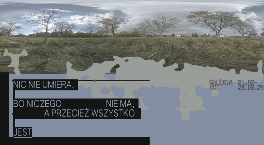 21 lutego | „Nic nie umiera, bo niczego nie ma, a przecież wszystko jest” –  wystawa doświadczeń wirtualnych vnLab, Galeria XX1